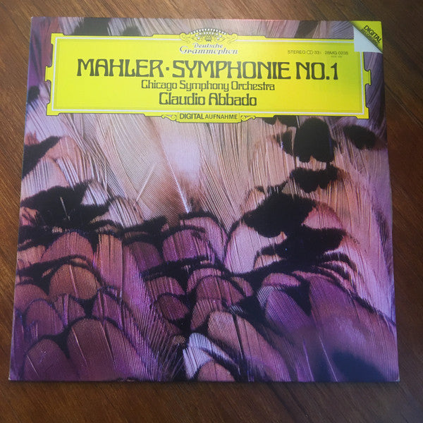 Gustav Mahler - The Chicago Symphony Orchestra / Claudio Abbado : Symphonie No. 1 (LP)