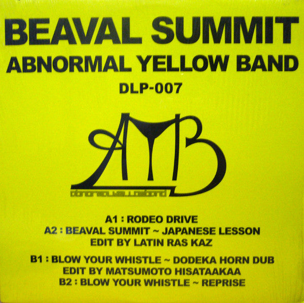 Abnormal Yellow Band : Beaval Summit (12")