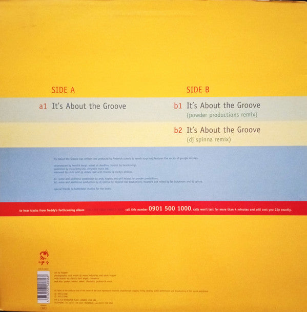Freddy Fresh : It's About The Groove  (12")