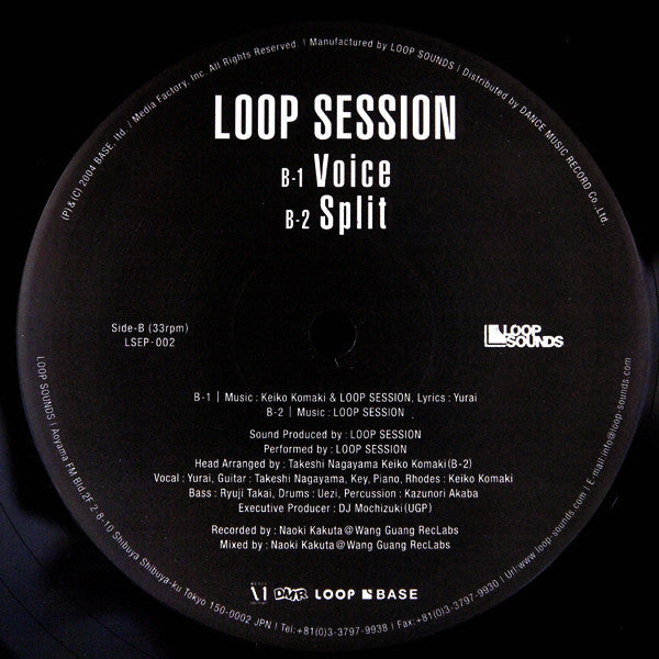 Loop Session : Loop Session 2nd EP (12", EP)