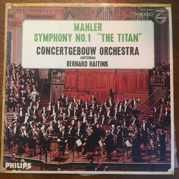 Gustav Mahler, Concertgebouworkest, Bernard Haitink : Mahler Symphonie - 1 (LP)
