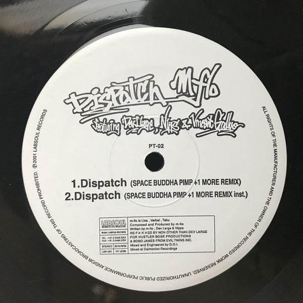 m-flo Featuring Dev Large, Nipps & Vincent Galluo : Dispatch Pt-02 (12")