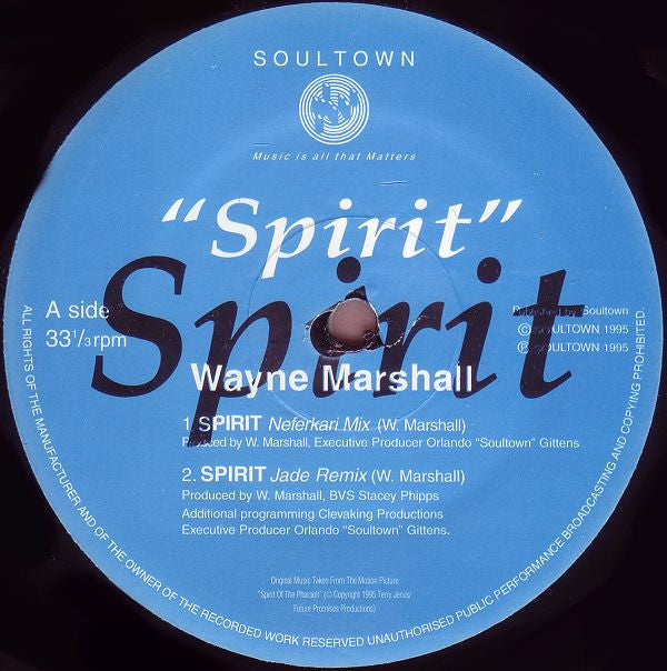 Wayne Marshall (3) : Spirit (12")