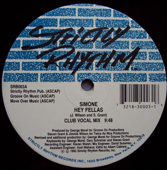 Simone : Hey Fellas (12")