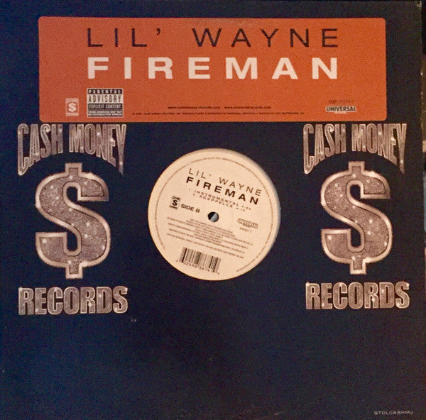 Lil Wayne : Fireman (12", Promo)