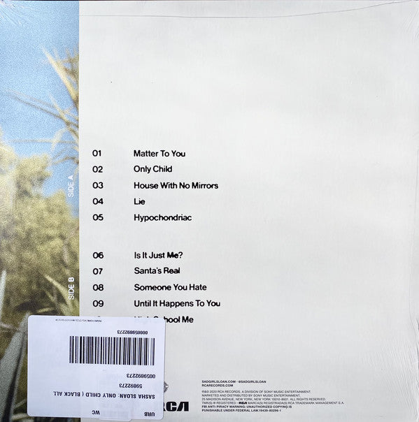Sasha Sloan : Only Child (LP, Album, 150)