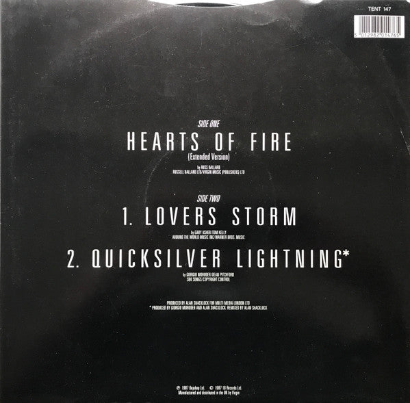 Roger Daltrey : Hearts Of Fire (12", Single)