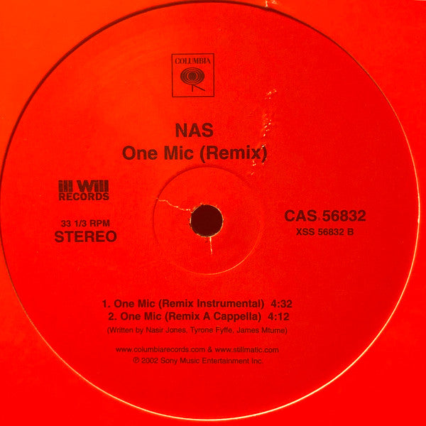 Nas : One Mic (Remix) (12")