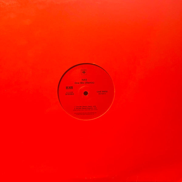 Nas : One Mic (Remix) (12")