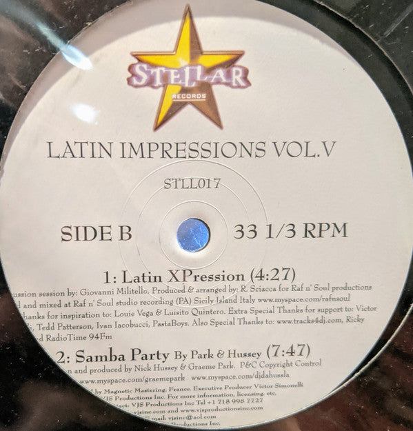 Various : Latin Impressions Vol. V (12")