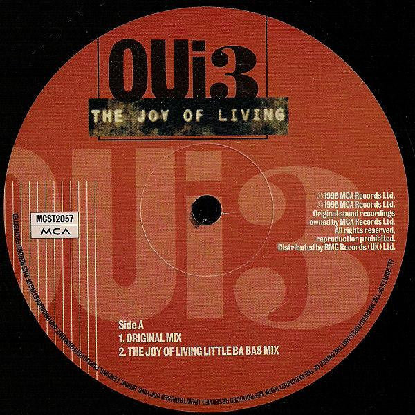 Oui 3 : The Joy Of Living (12", Single)