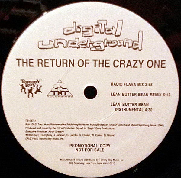 Digital Underground : The Return Of The Crazy One (12", Promo)