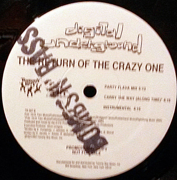 Digital Underground : The Return Of The Crazy One (12", Promo)