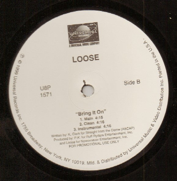 Loose (2) : Gunz / Bring It On (12", Promo)