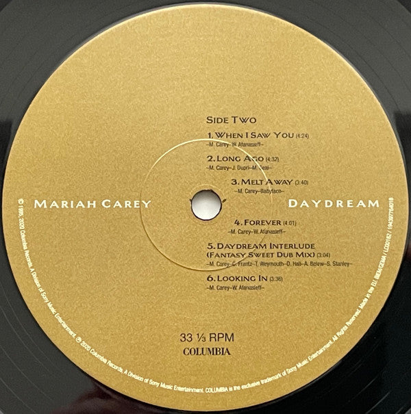 Mariah Carey : Daydream (LP, Album, RE, RM)