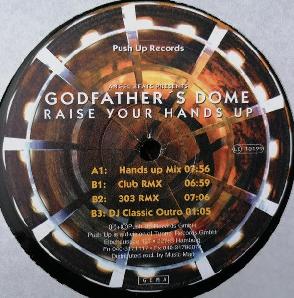 Angel Beats Presents Godfather's Dome : Raise Your Hands Up (12")