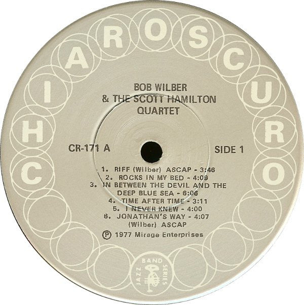 Bob Wilber And The Scott Hamilton Quartet : Bob Wilber And The Scott Hamilton Quartet (LP, Album)