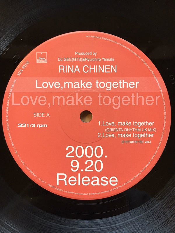 Rina Chinen : Love, Make Together (12", Maxi, Club)