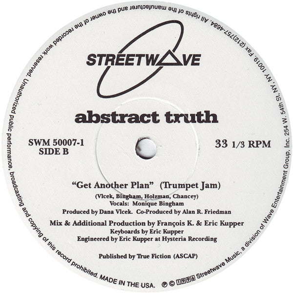Abstract Truth : Get Another Plan (12")