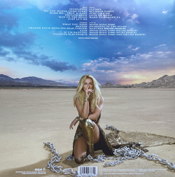 Britney Spears : Glory (2xLP, Album, Dlx, Ltd, MP, RE, Whi)