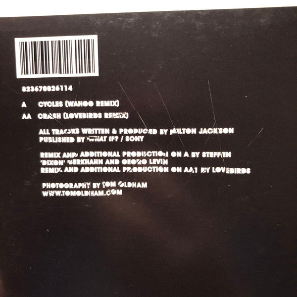 Milton Jackson : Crash Remixes Part 1 (12")