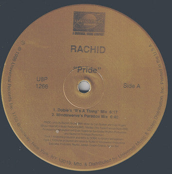 Rachid : Pride (12")