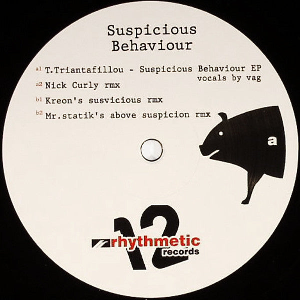 Thodoris Triantafillou : Suspicious Behaviour EP (12", EP)