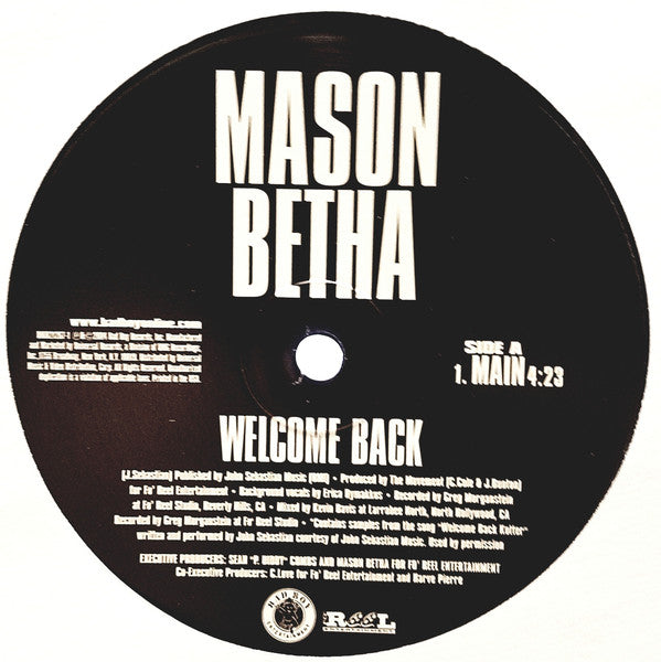 Mason Betha : Welcome Back (12")