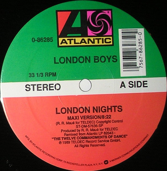 London Boys : London Nights (12")