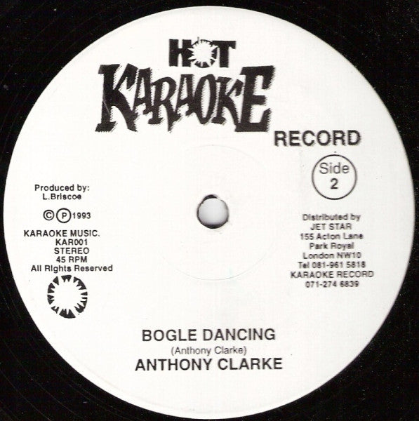 Barbra Francis / Anthony Clarke (2) : I Will Always Love You / Bogle Dancing (12")