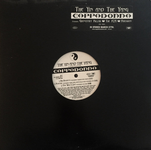 Cappadonna : The Yin And The Yang (Clean Version) (2xLP, Album, Promo)