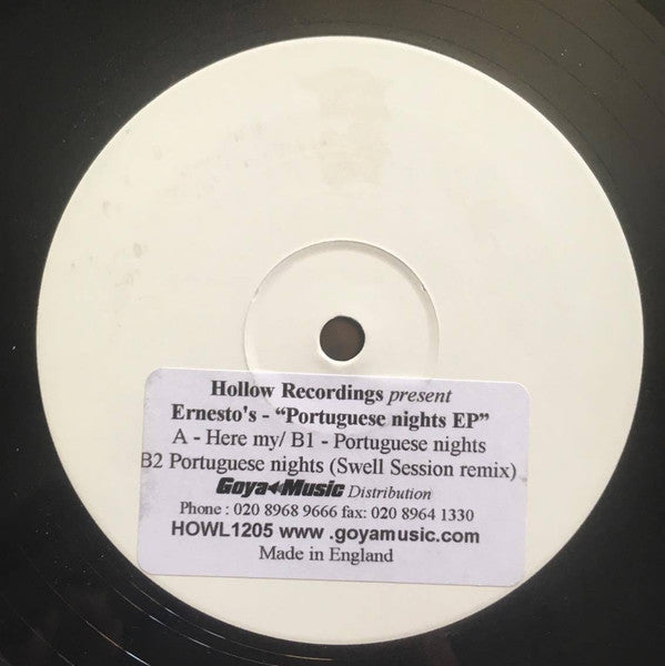 Ernesto : Portuguese Nights EP (12", EP, Promo, W/Lbl)