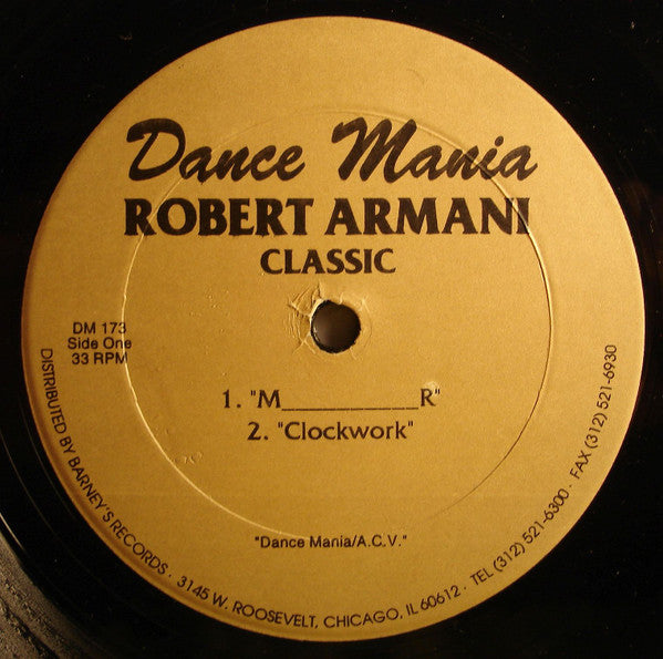 Robert Armani : Classic (12")