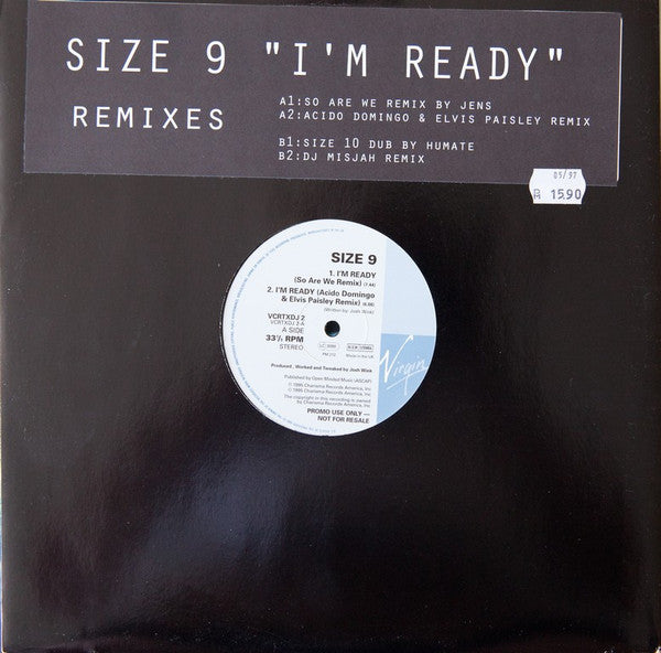 Size 9 : I'm Ready (Remixes) (12", Promo)