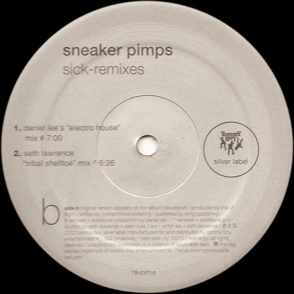 Sneaker Pimps : Sick - Remixes (12")