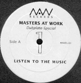 Masters At Work : Dubplate Special 1 (12", Unofficial)