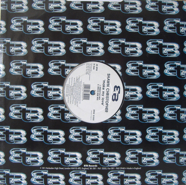 Shawn Christopher : Make My Love (Remixes) (12")