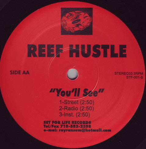 Ransom (5) / Reef Hustle : Now You Wanna Ride / You'll See (12")