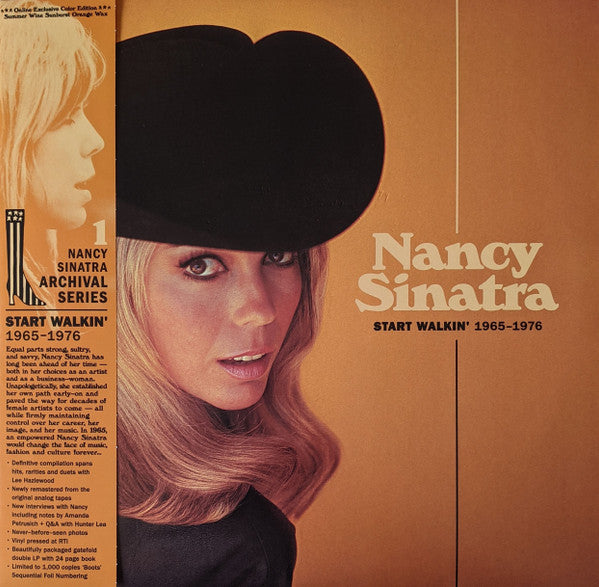 Nancy Sinatra : Start Walkin' 1965-1976  (2xLP, Comp, Ltd, Num, Ora)