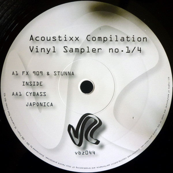 FX 909 & Stunna / Cybass : Acoustixx Compilation Vinyl Sampler No. 1/4 (12", Smplr)