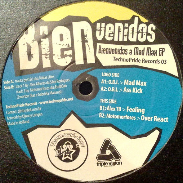 Various : Bienvenidos A Mad Max EP (12", EP)