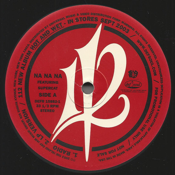 112 : Na Na Na (12", Promo)