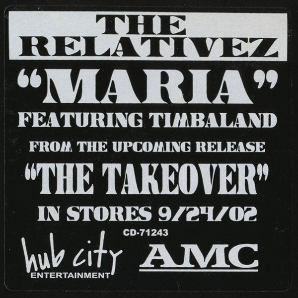 The Relativez Featuring Timbaland : Maria (12")