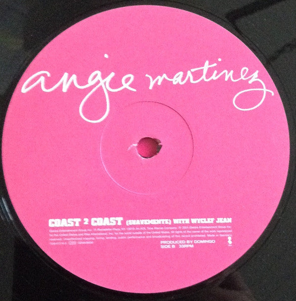 Angie Martinez W/ Wyclef Jean : Coast 2 Coast (Suavemente) (12")