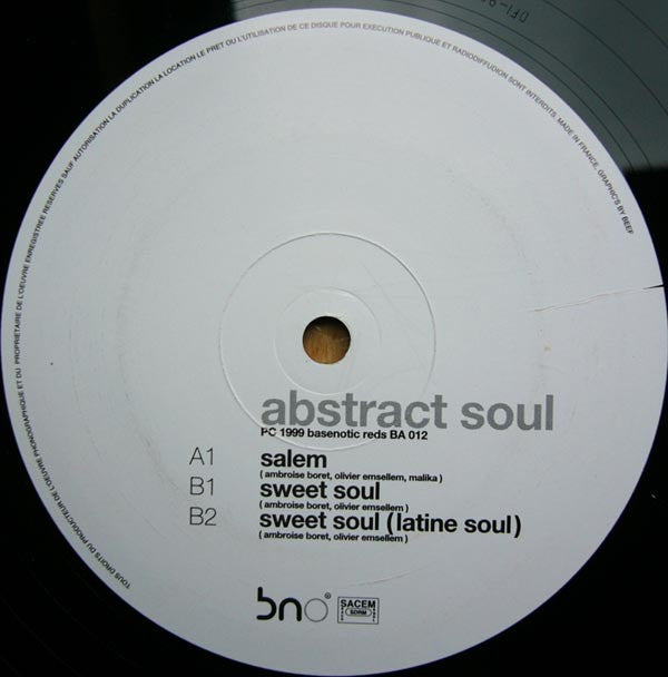Abstract Soul (2) : Salem (12", Promo)