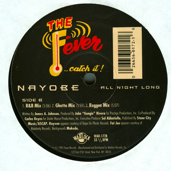 Nayobe : All Night Long (12")