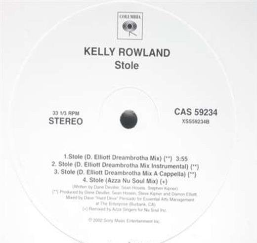 Kelly Rowland : Stole (12", Promo)