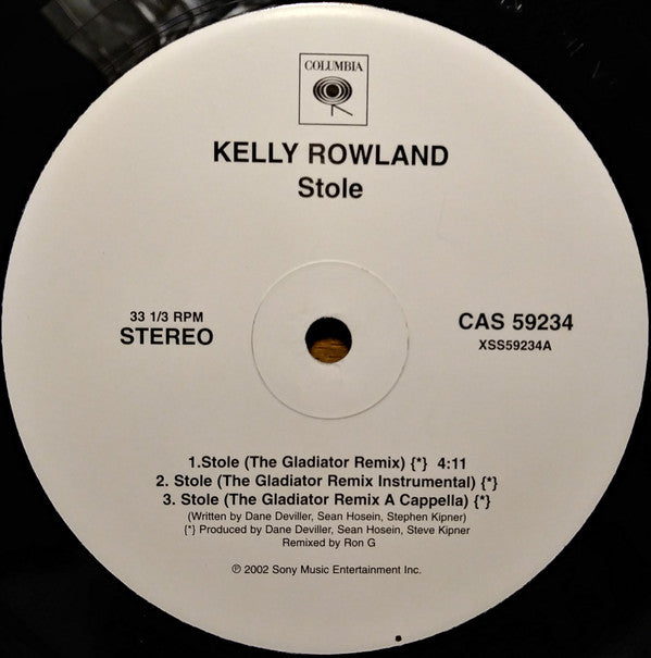 Kelly Rowland : Stole (12", Promo)