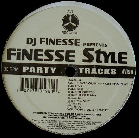 DJ Finesse : Finesse Style (12")