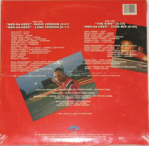 Little Benny & The Masters : Mer-Sa-Dees / The King (12")